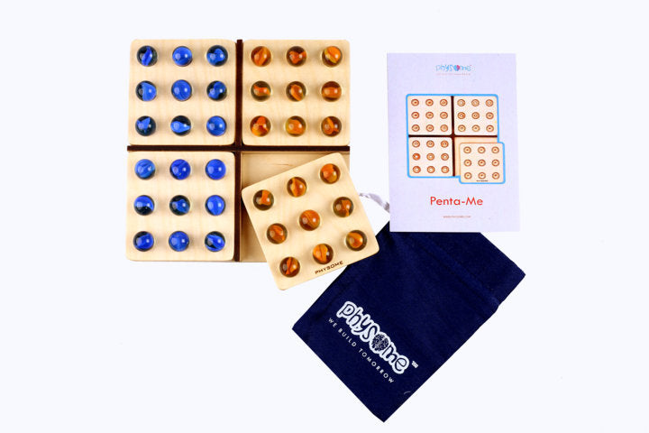 Physome PentaMe Penta go 6.5 2 Players Table Top Wooden Board Game