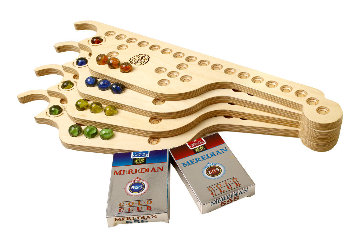Physome Jokers and Marbles Indoor Board Game for 4 Players