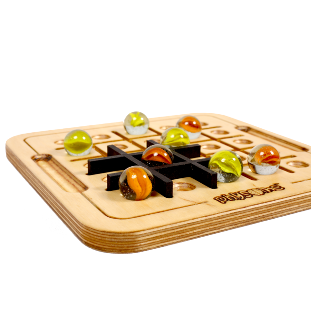 Physome Hash-Me | Tic Tac Two | 2 Players Table Top Wooden Board Game