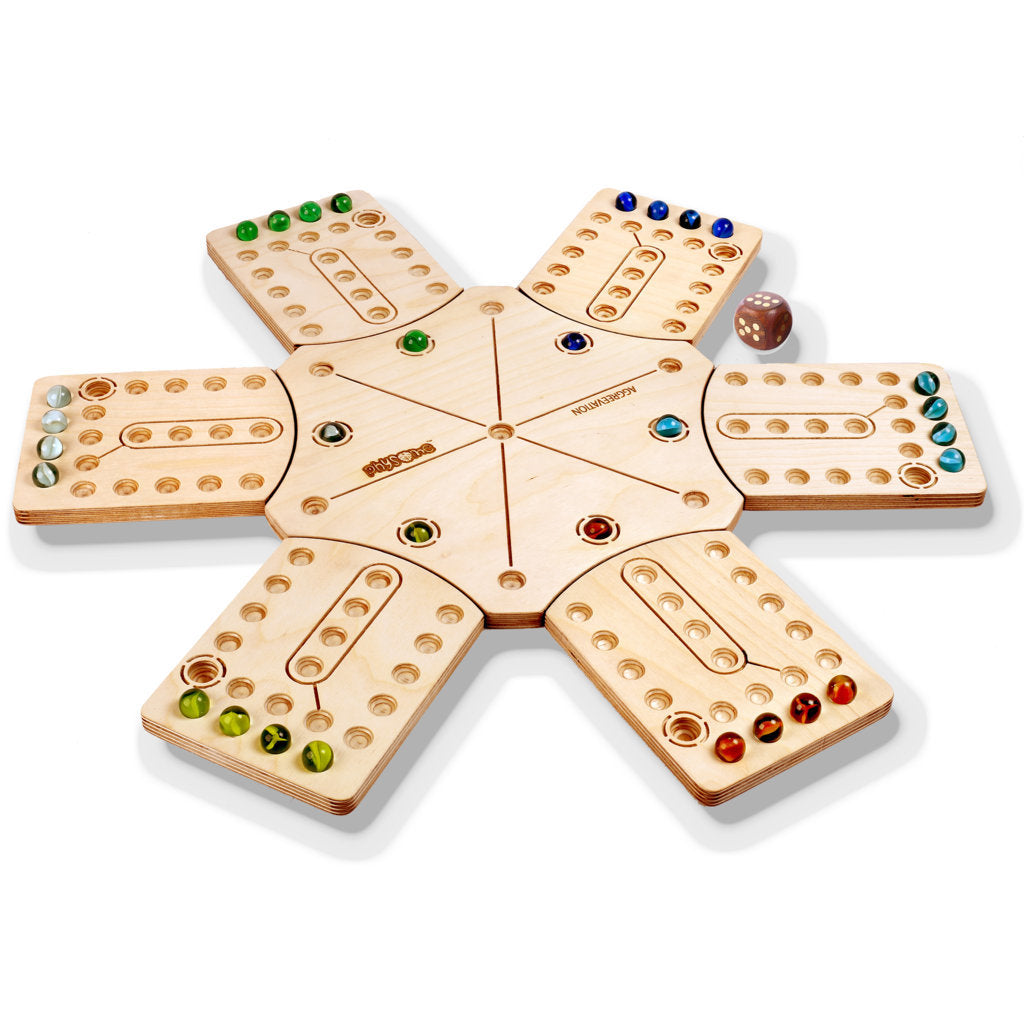 6 Player Aggravation Ludo Game | Physome Games