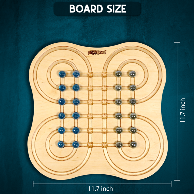 Physome Sukarta | Surakarta 2 Players Table Top Wooden Board Game