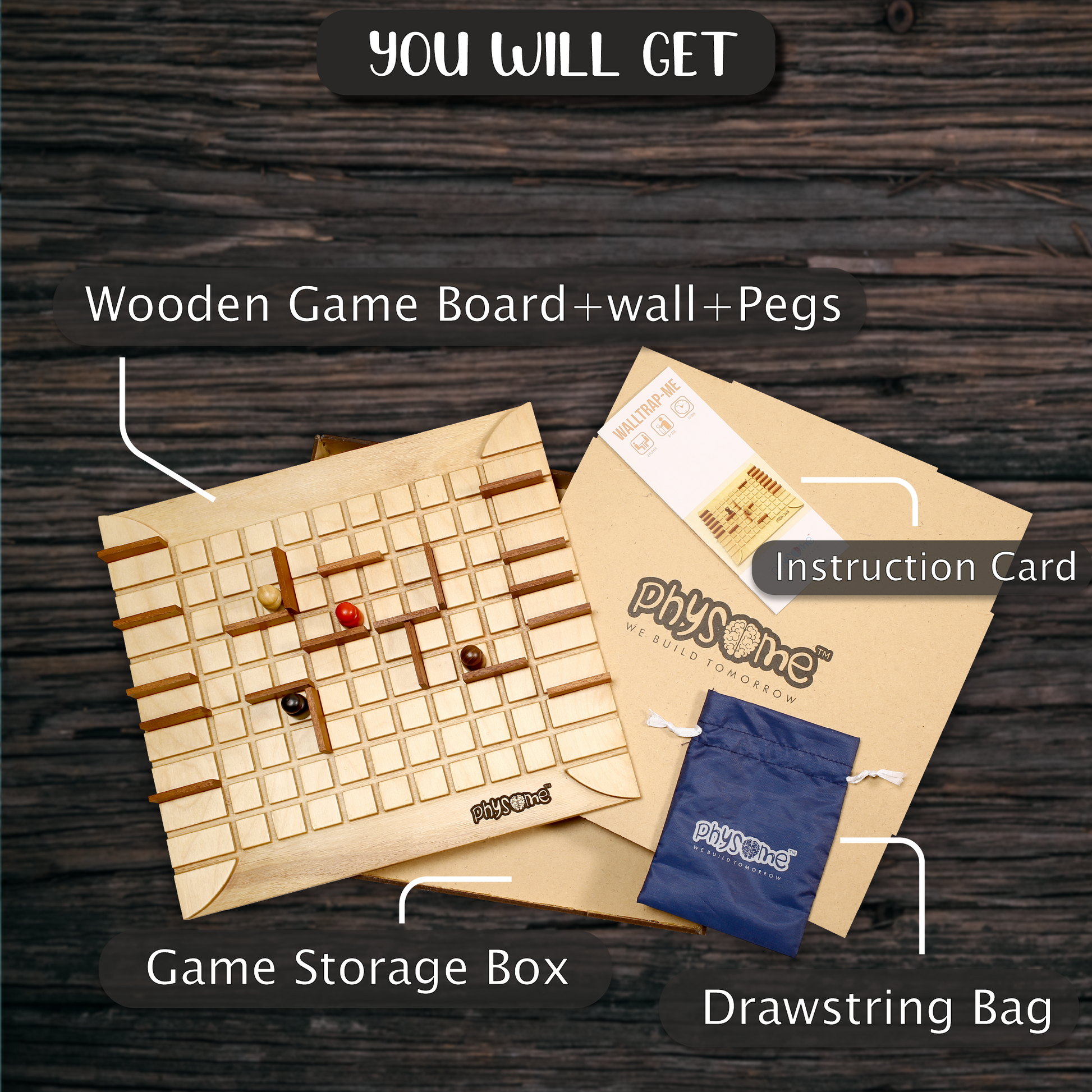 Wall Trap Board Game | Physome Wall Trap Game | Physome Games