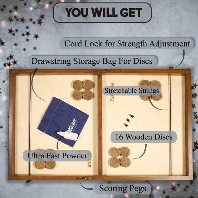 Fast Sling Puck Game | Sling Puck Board Game | Physome Games