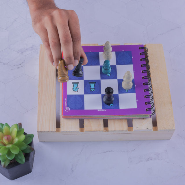 Physome Single Player Chess Board Game You Can Play Alone for The Whole Family 1 Player Chess Puzzle Chess Player Beginner to Experts Chess for Kids